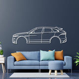 2017 F-Pace 1st Gen Metal Car Wall Art - NC0595