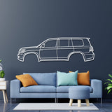 2008 Land Cruiser 7th Gen (J200) Metal Car Wall Art - NC0371