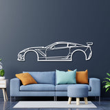 2019 Corvette ZR1 3ZR Metal Car Wall Art - NC0653