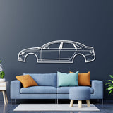 2011 A4 B8 Metal Car Wall Art - NC0414