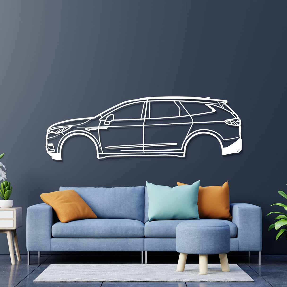 2019 Enclave 2nd Gen Metal Car Wall Art - NC0658