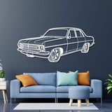 1966 HR Perspective Metal Car Wall Art - NC0447