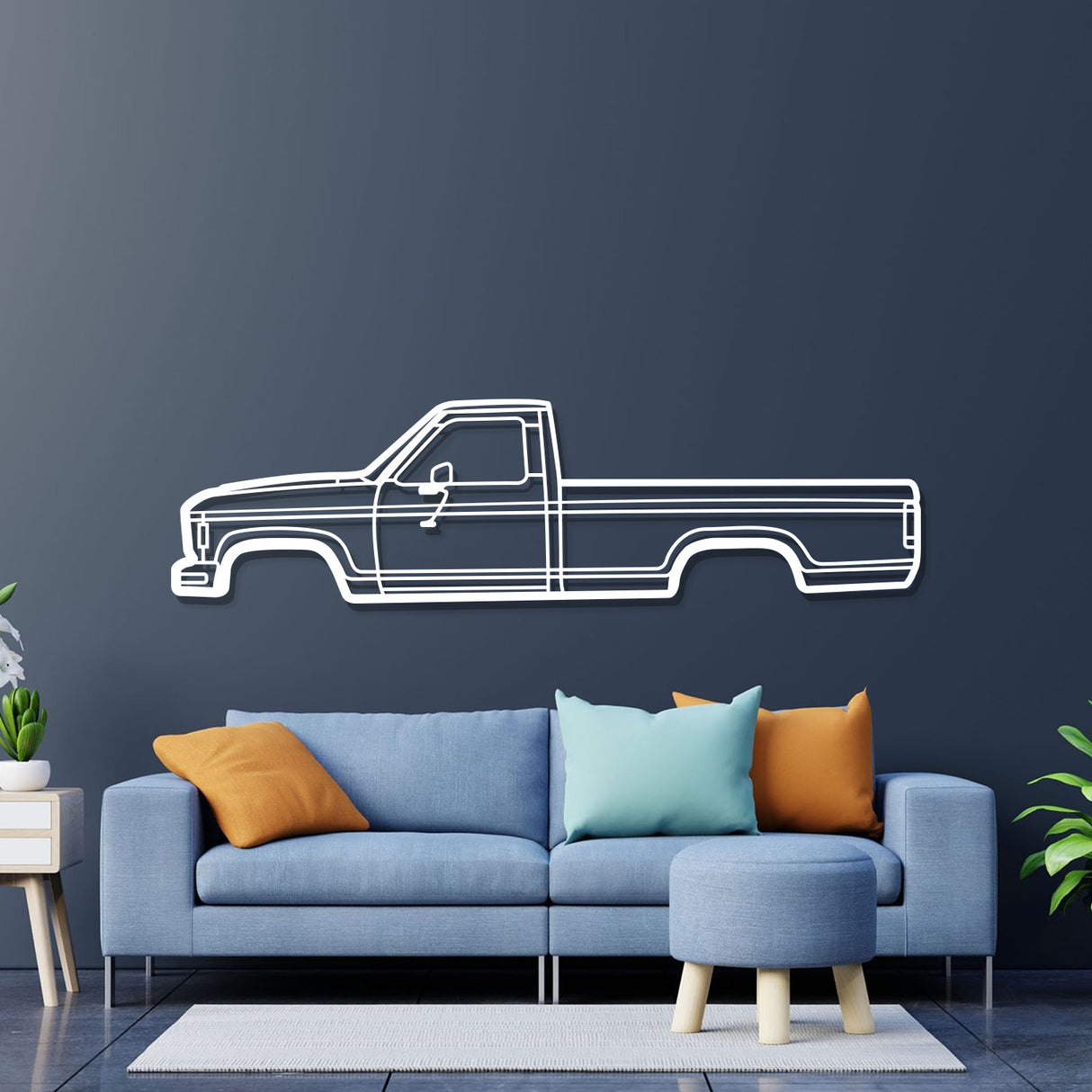 1983 Ranger 1st Gen Metal Car Wall Art - NC0200