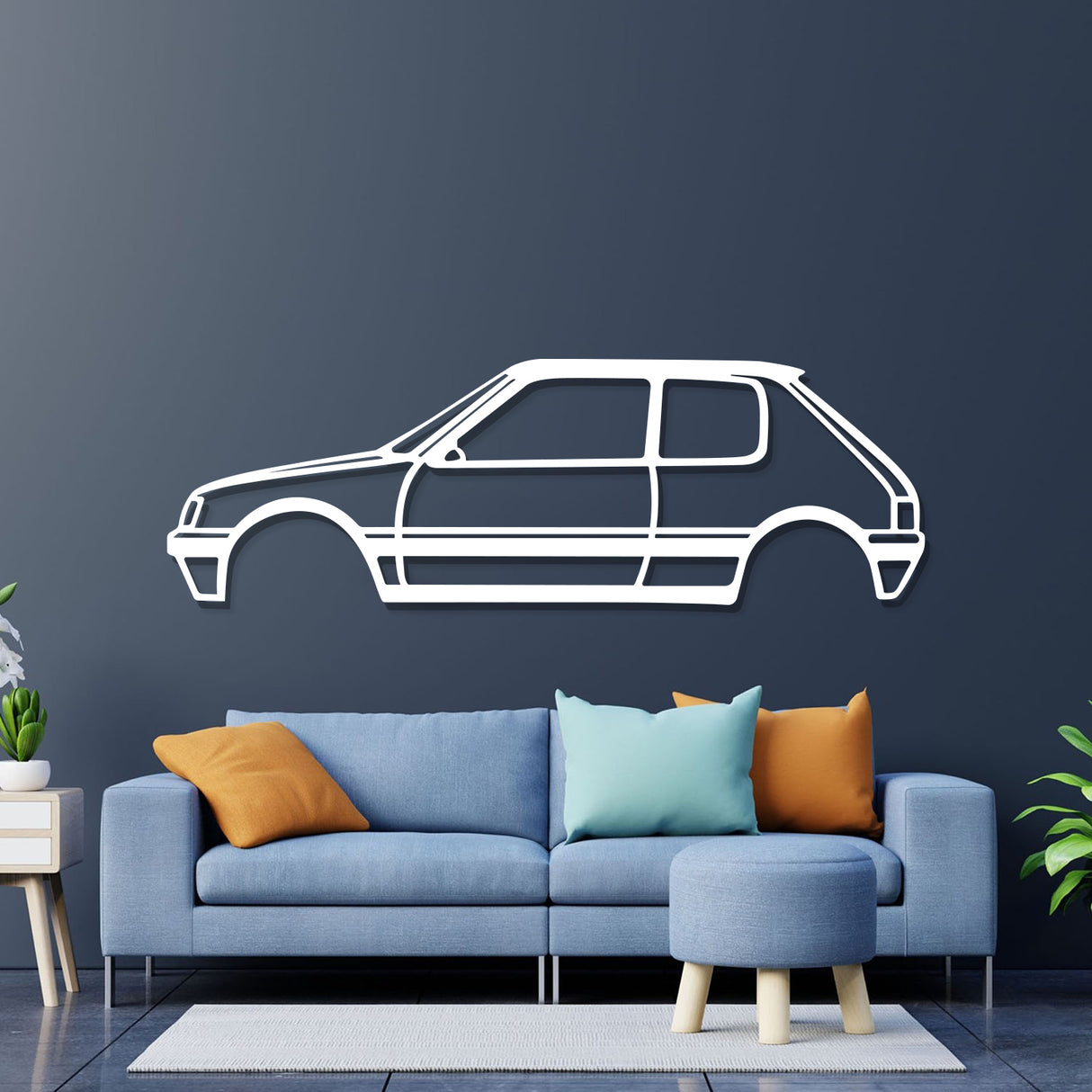 205 Metal Car Wall Art - NC0828