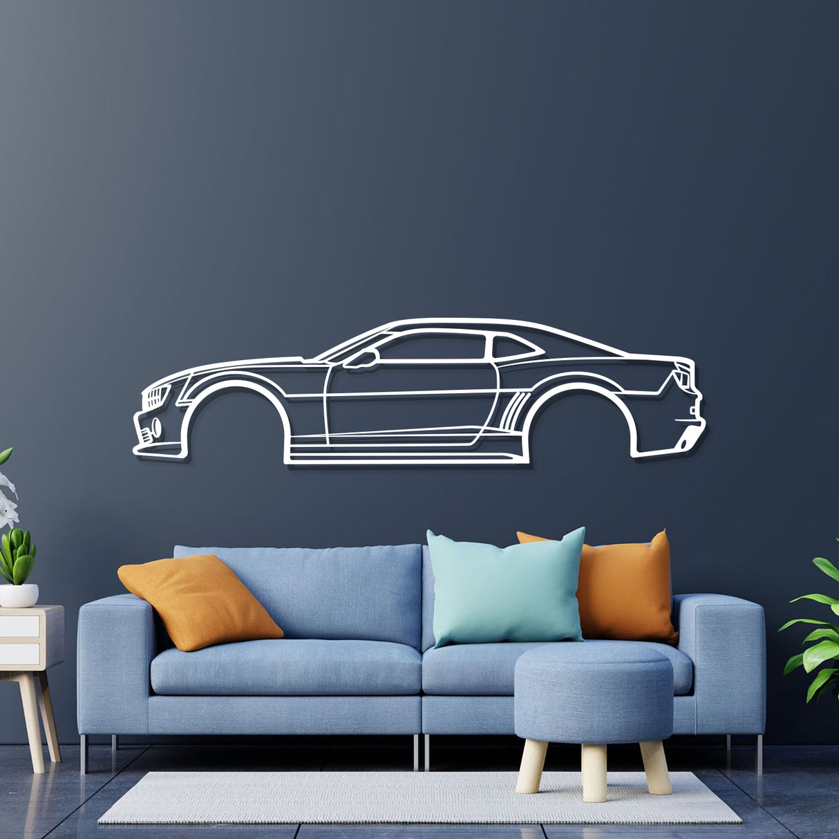 2010 Camaro Metal Car Wall Art - NC0400