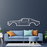 1971 Camaro Z28 Metal Car Wall Art - NC0138