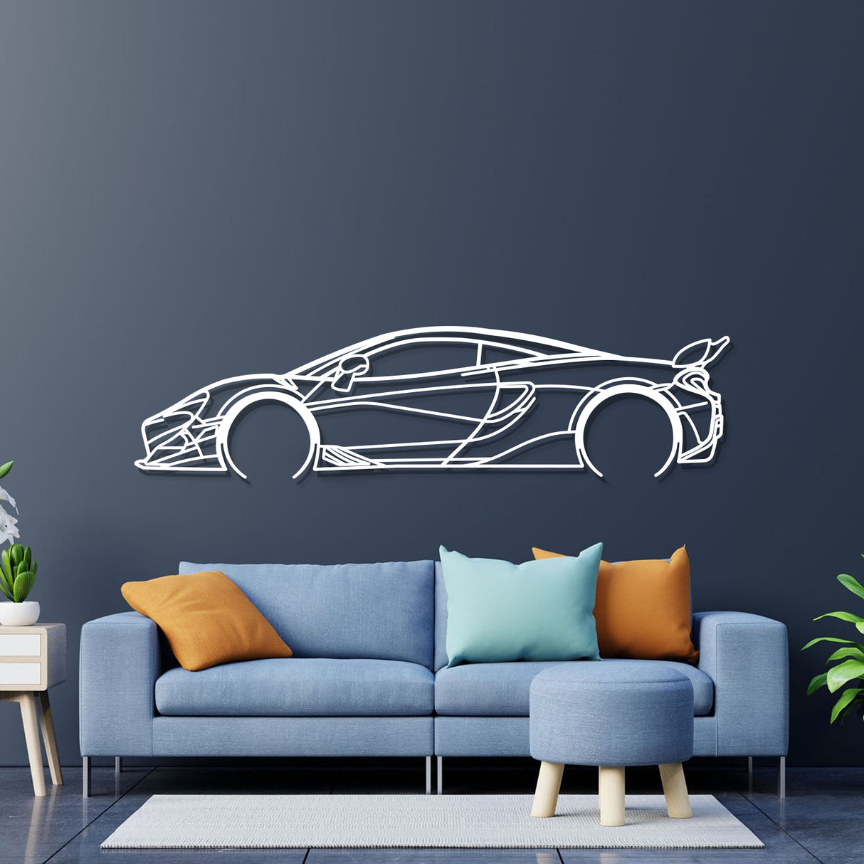 2019 600LT Metal Car Wall Art - NC0644