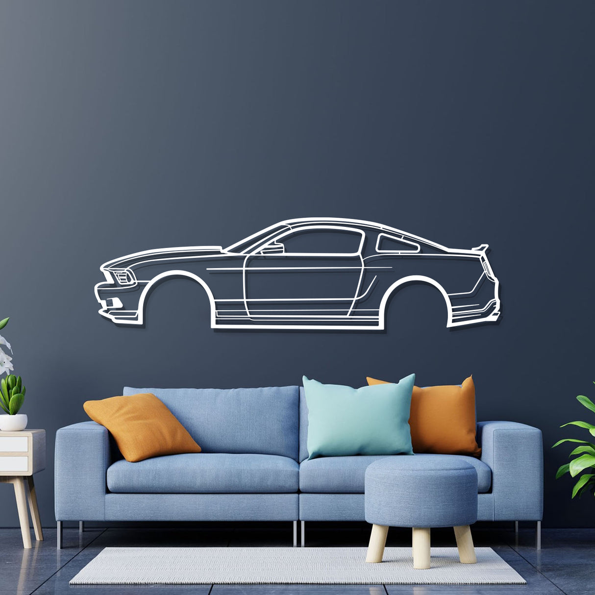 2011 Mustang Metal Car Wall Art - NC0420