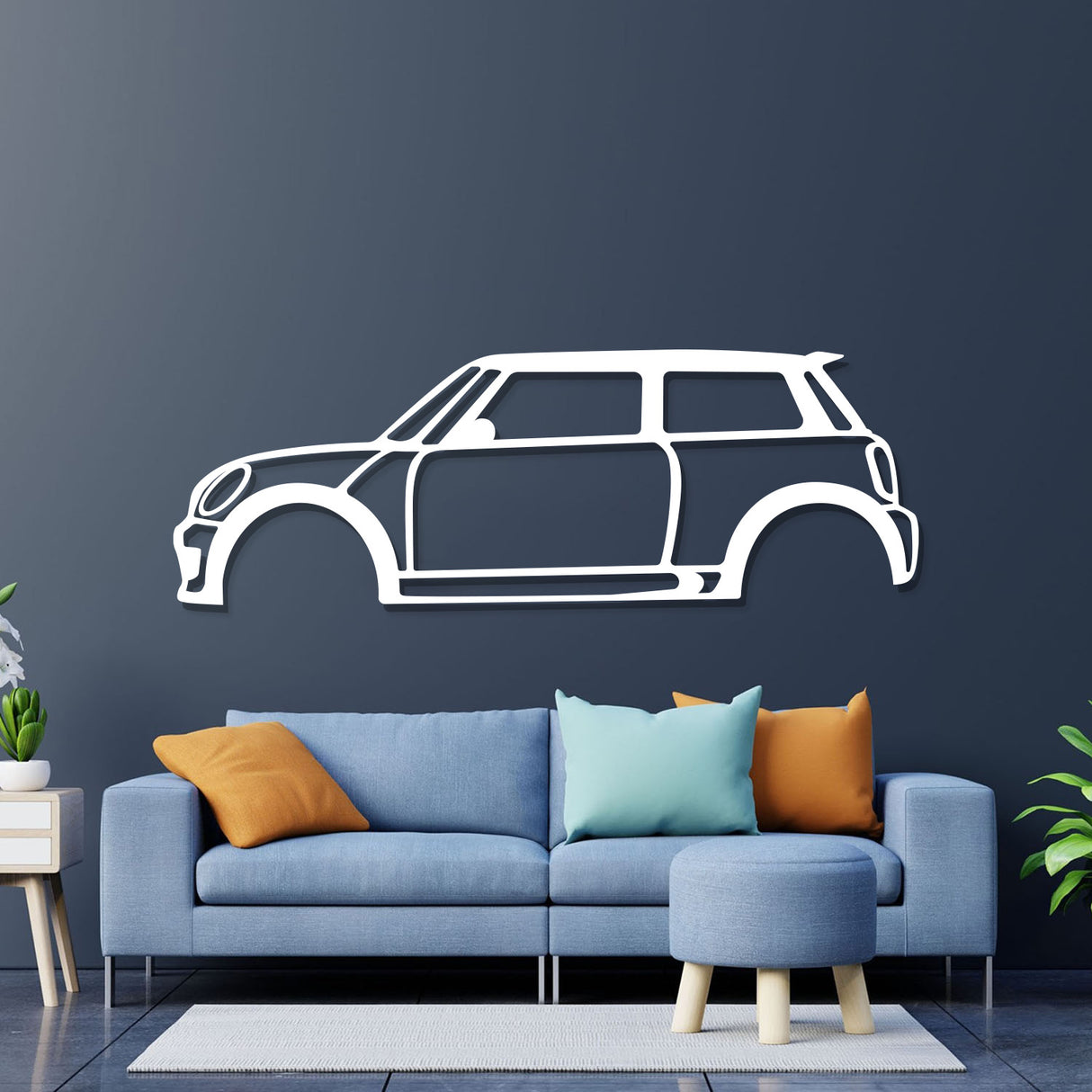 Cooper S Metal Car Wall Art - NC0913