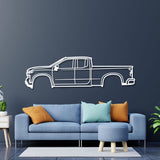 2020 Silverado 2500HD 4th Gen Metal Car Wall Art - NC0720