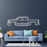 2015 Silverado 1500 Metal Car Wall Art - NC0540