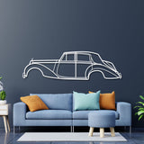 1949 Silver Dawn Metal Car Wall Art - NC0025