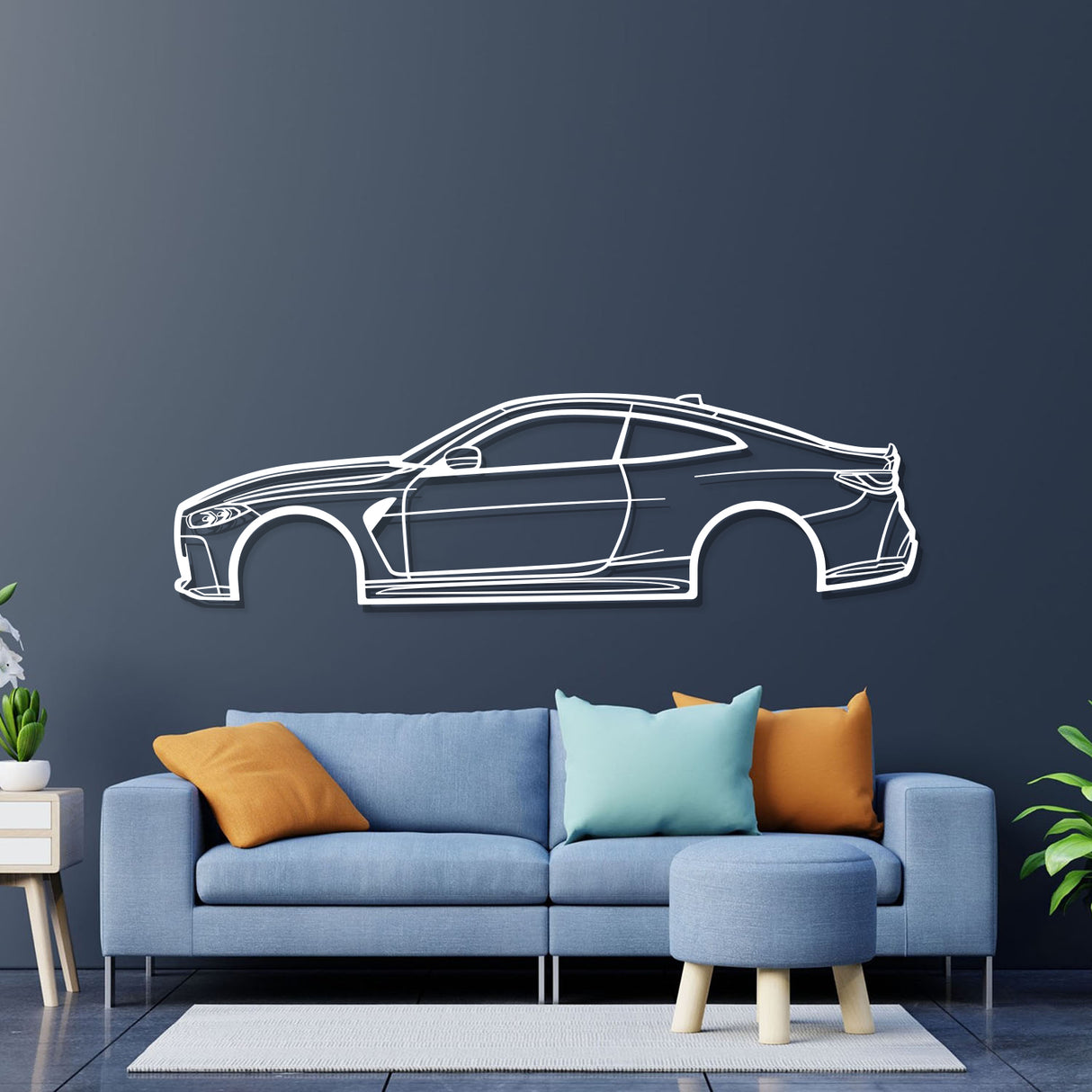 2021 M4 Competition Metal Car Wall Art - NC0755