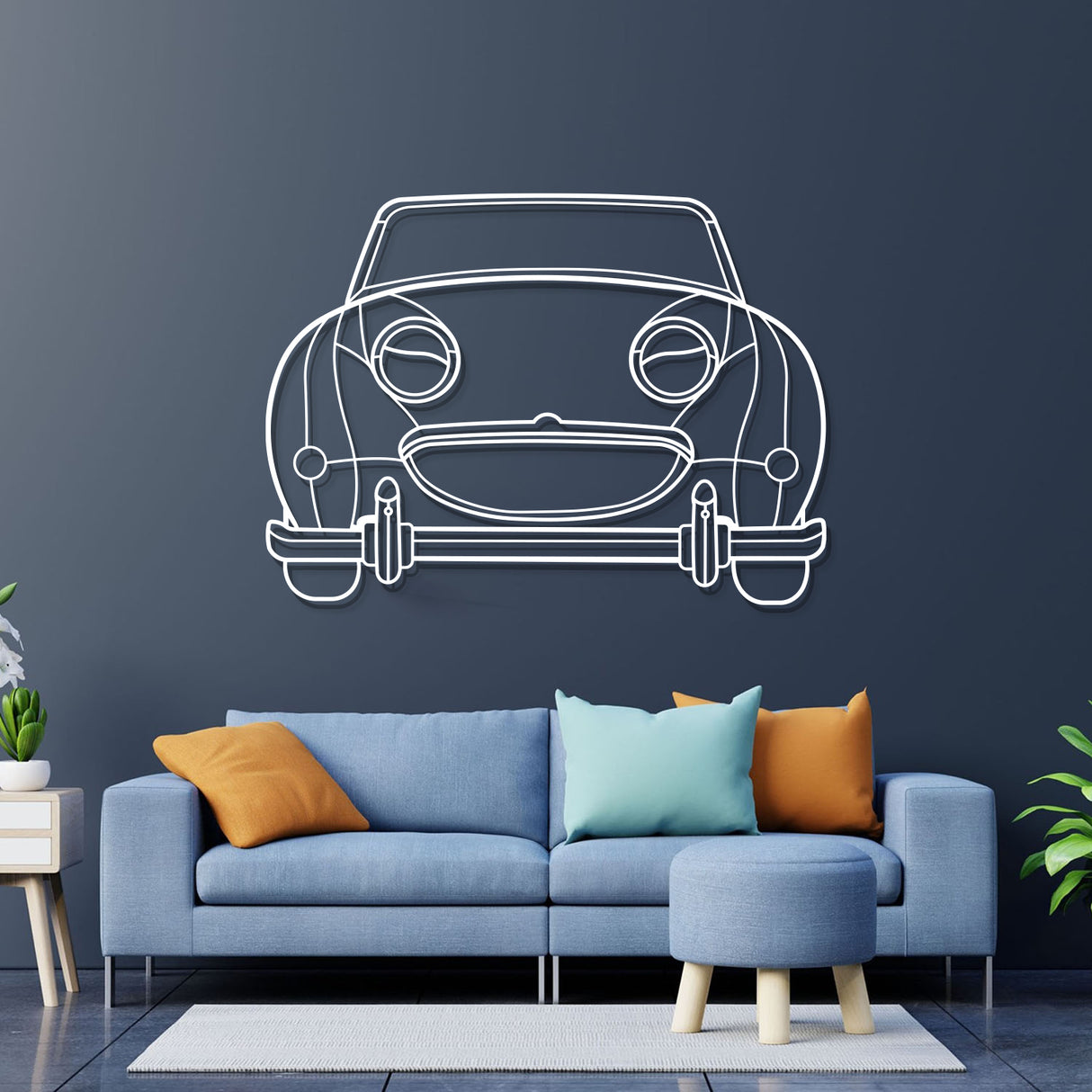 1961 Bugeye Sprite Metal Car Wall Art - NC0061