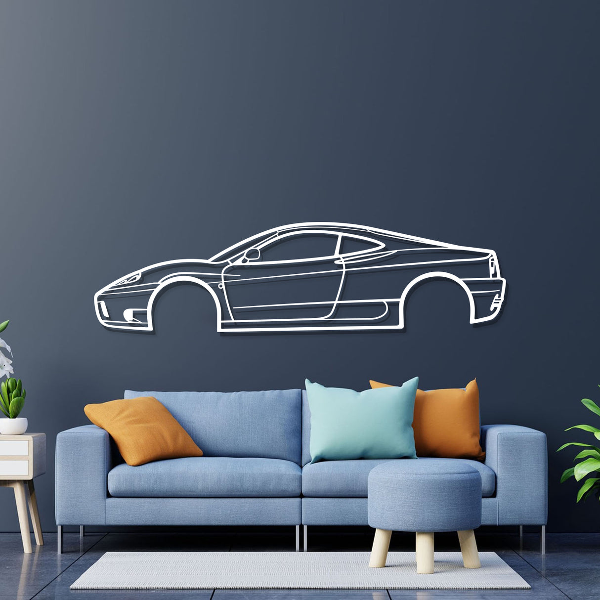 2001 360 Metal Car Wall Art - NC0284