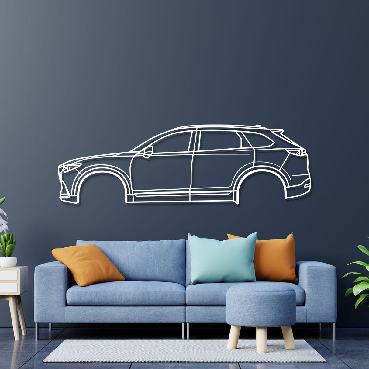 2016 CX-9 2nd Gen (TC) Metal Car Wall Art - NC0560