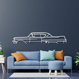 1957 De Ville Coupe Metal Car Wall Art - NC0049