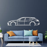 2022 Panamera Turismo Detailed Metal Car Wall Art - NC0803