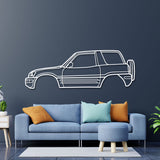 1996 RAV4 1st Gen (XA10) Metal Car Wall Art - NC0258