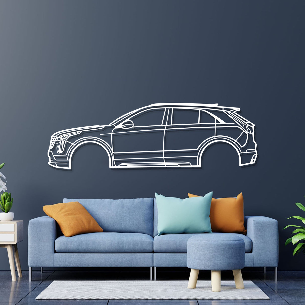 2019 XT4 1st Gen Metal Car Wall Art - NC0689