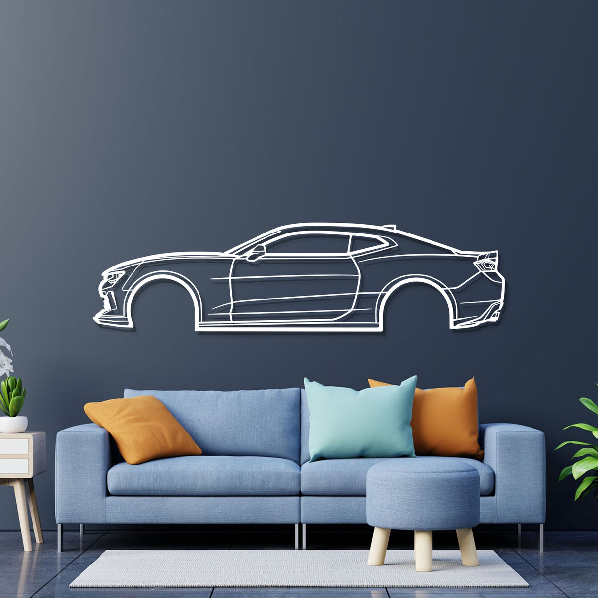 2017 Camaro SS 1LE Metal Car Wall Art - NC0583