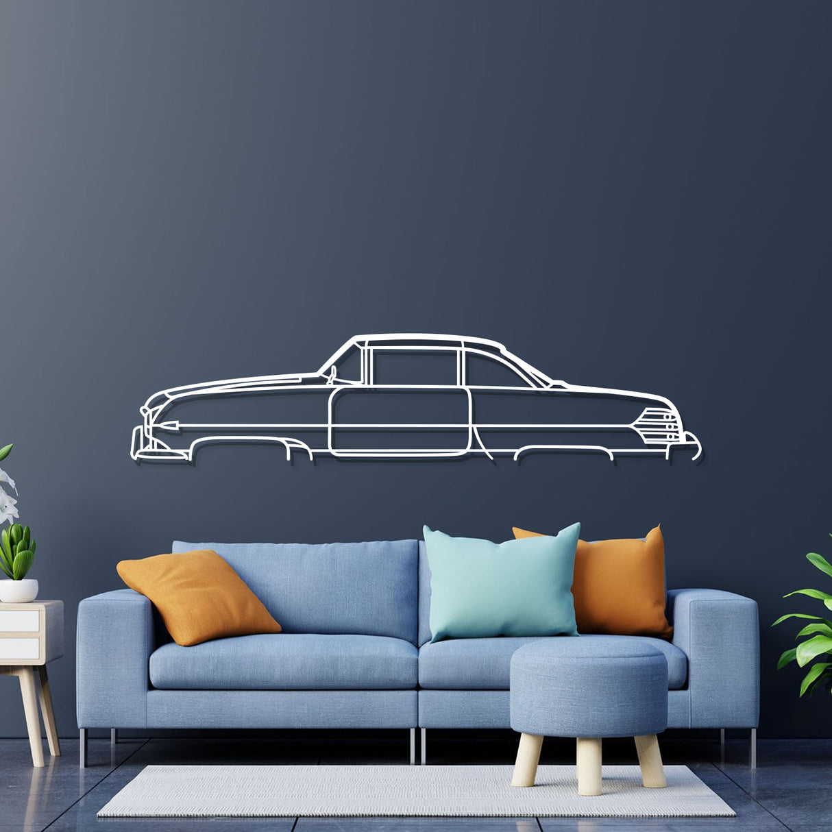 1954 İtalia Metal Car Wall Art - NC0033