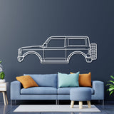 2021  Bronco 6th Gen Metal Car Wall Art - NC0732