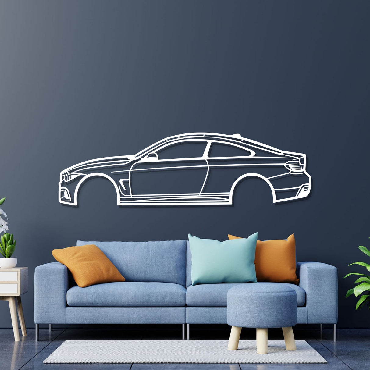 2014 4 SERIE COUPE Metal Car Wall Art - NC0496