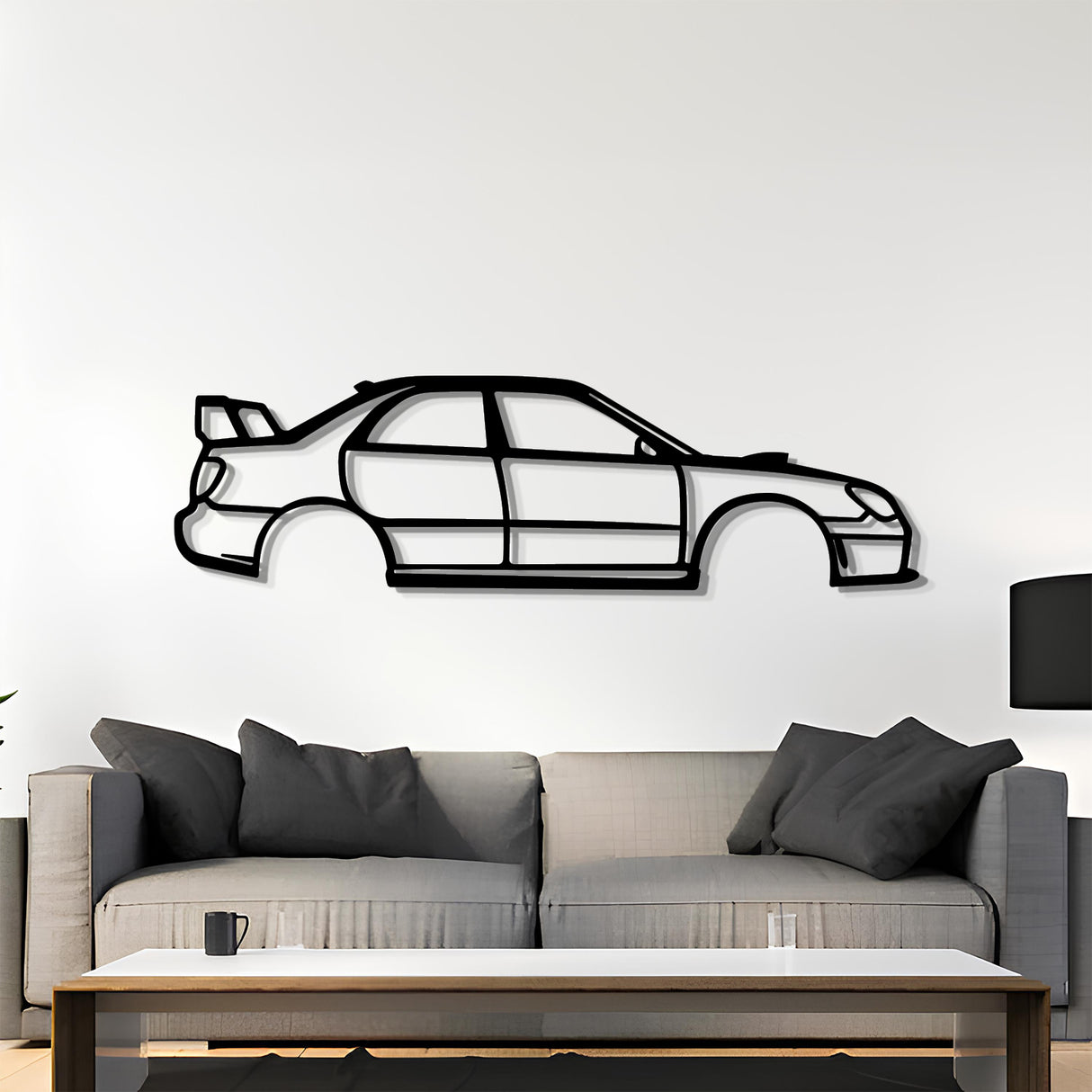 2006 WRX STI Hawkeye Metal Car Wall Art - NC0338