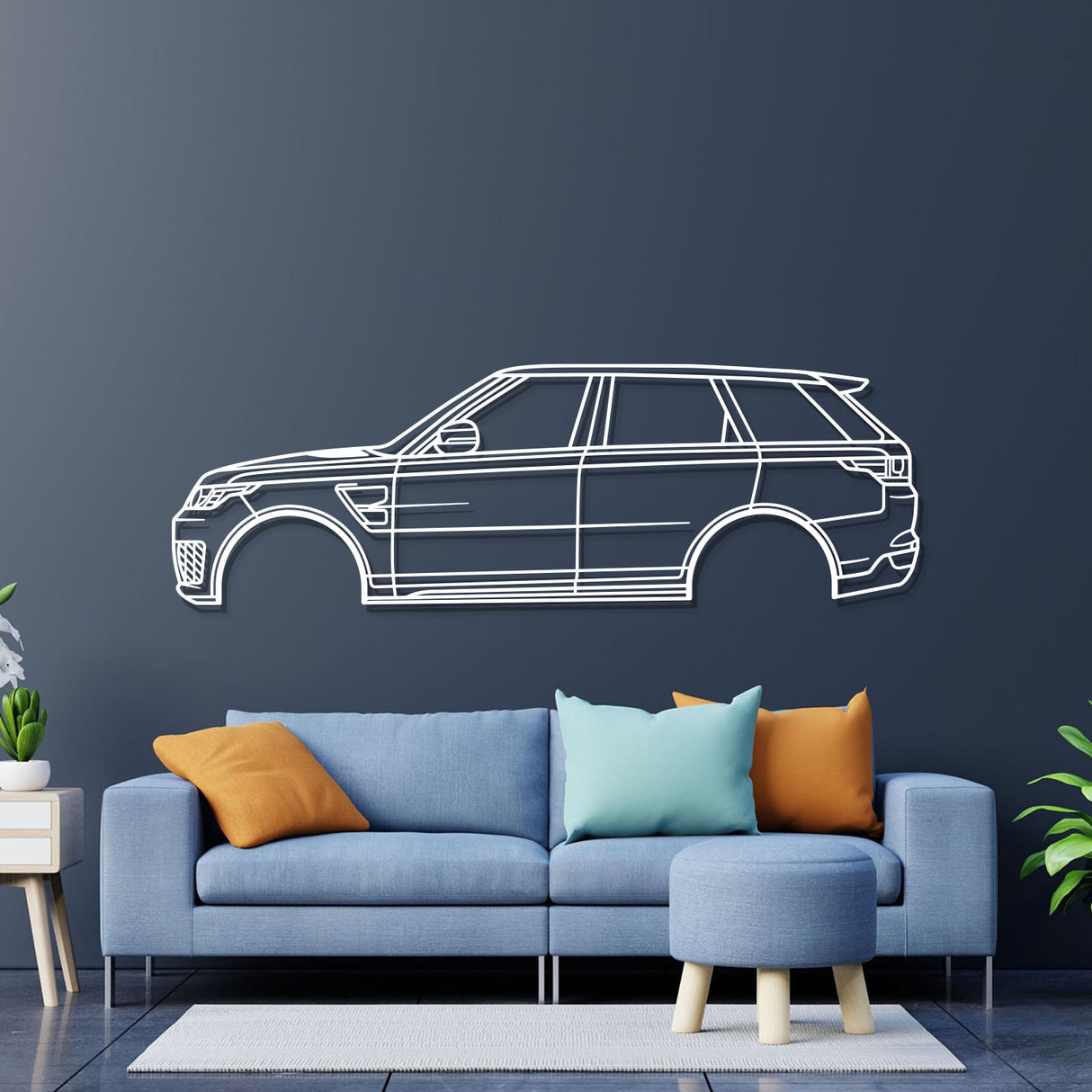 2015 Range Rover Sport SVR Metal Car Wall Art NC0539