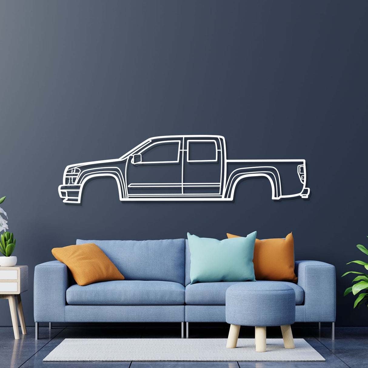 2008 Colorado Metal Car Wall Art - NC0361