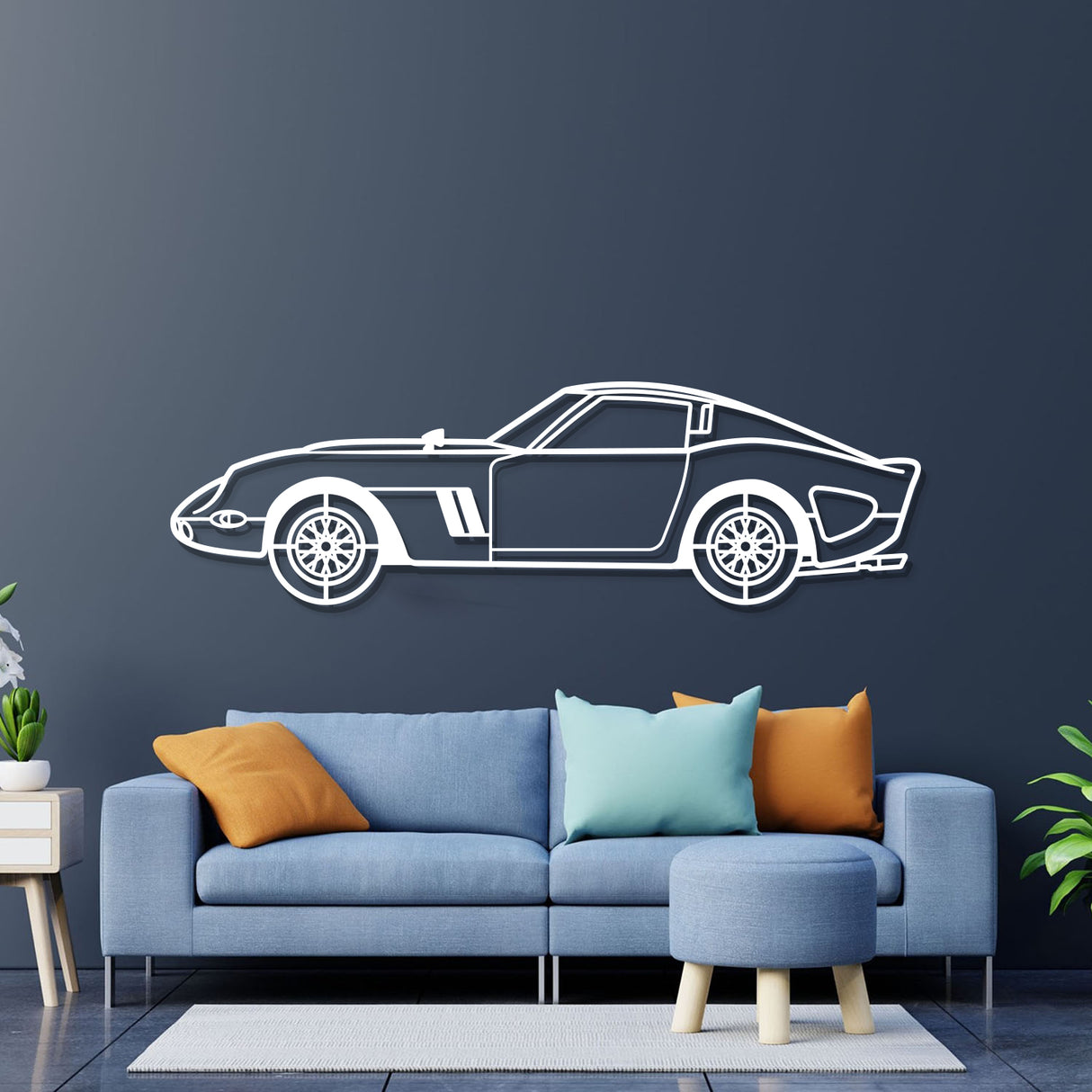 1962 250 GTO Metal Car Wall Art - NC0064