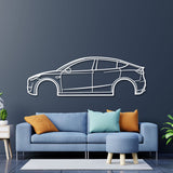 2022 Model Y Metal Car Wall Art - NC0798