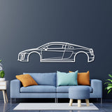 2017 RS8 V10 Metal Car Wall Art - NC0604