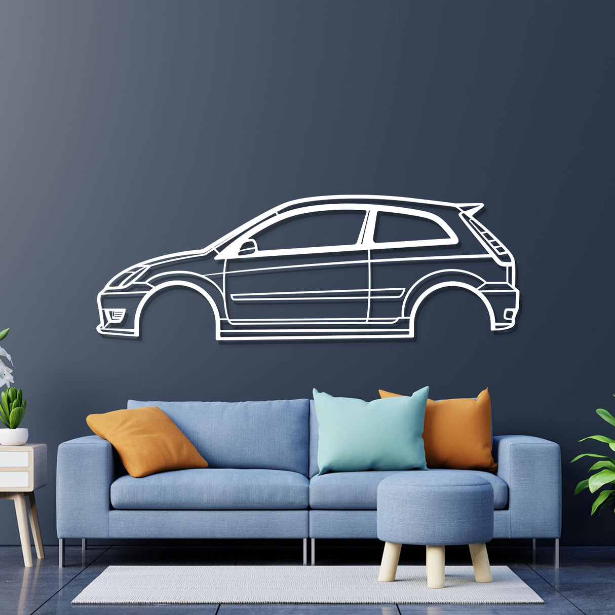 2005 Fiesta ST 150 Metal Car Wall Art - NC0321