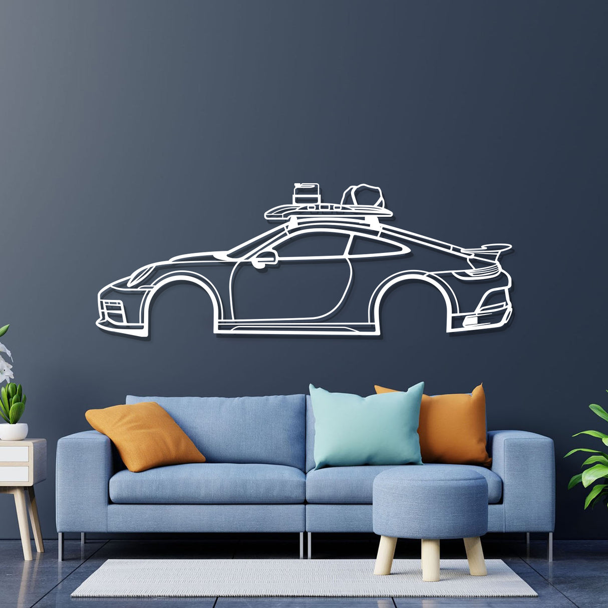 2023 911 Dakar Metal Car Wall Art - NC0820