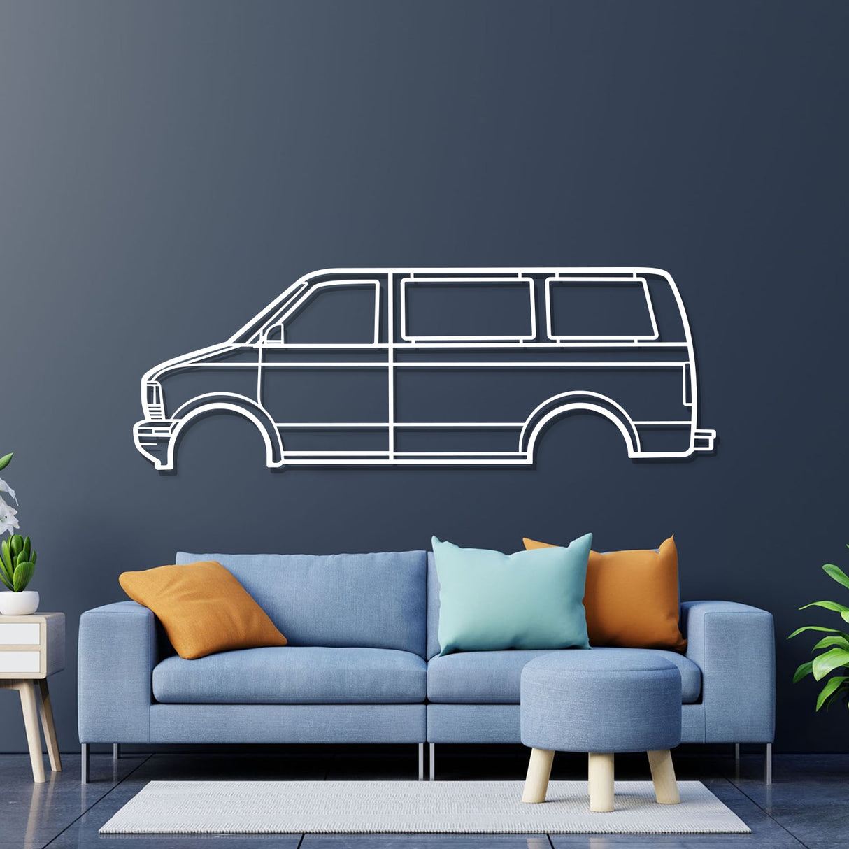 2004 Astro Van Metal Car Wall Art - NC0310