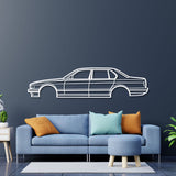 1987 E32 Metal Car Wall Art - NC0212