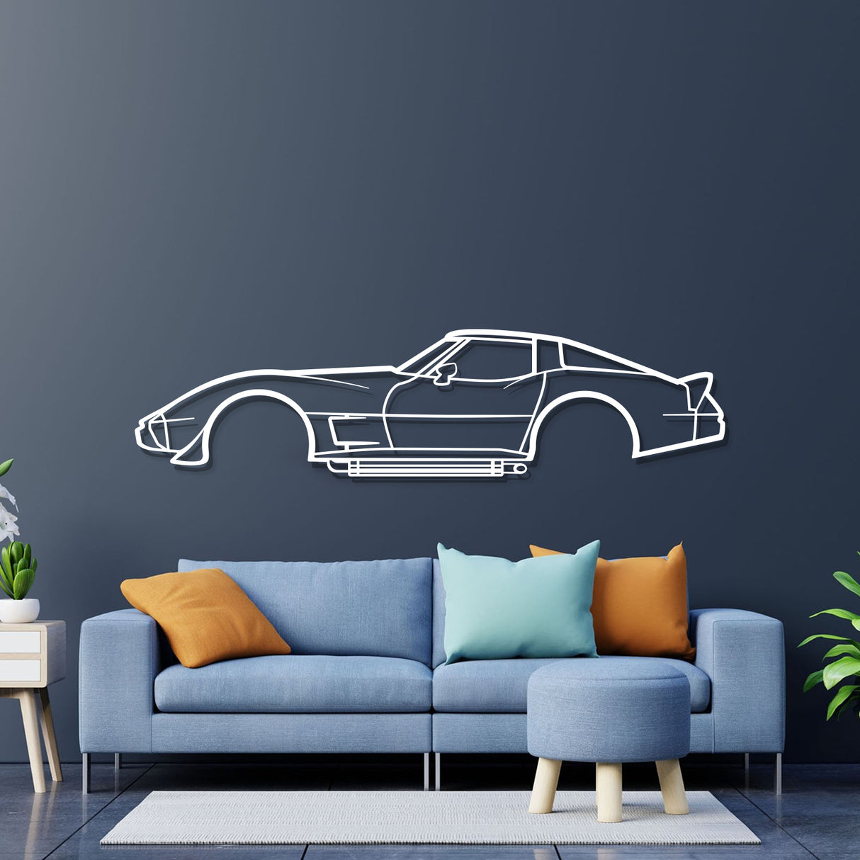 1979 Corvette Metal Car Wall Art - NC0182