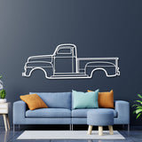 1951 F-150 Metal Car Wall Art - NC0010