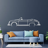 356 Speedster California Metal Car Wall Art - NC0833