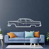 1956 Crown Victoria Metal Car Wall Art - NC0042