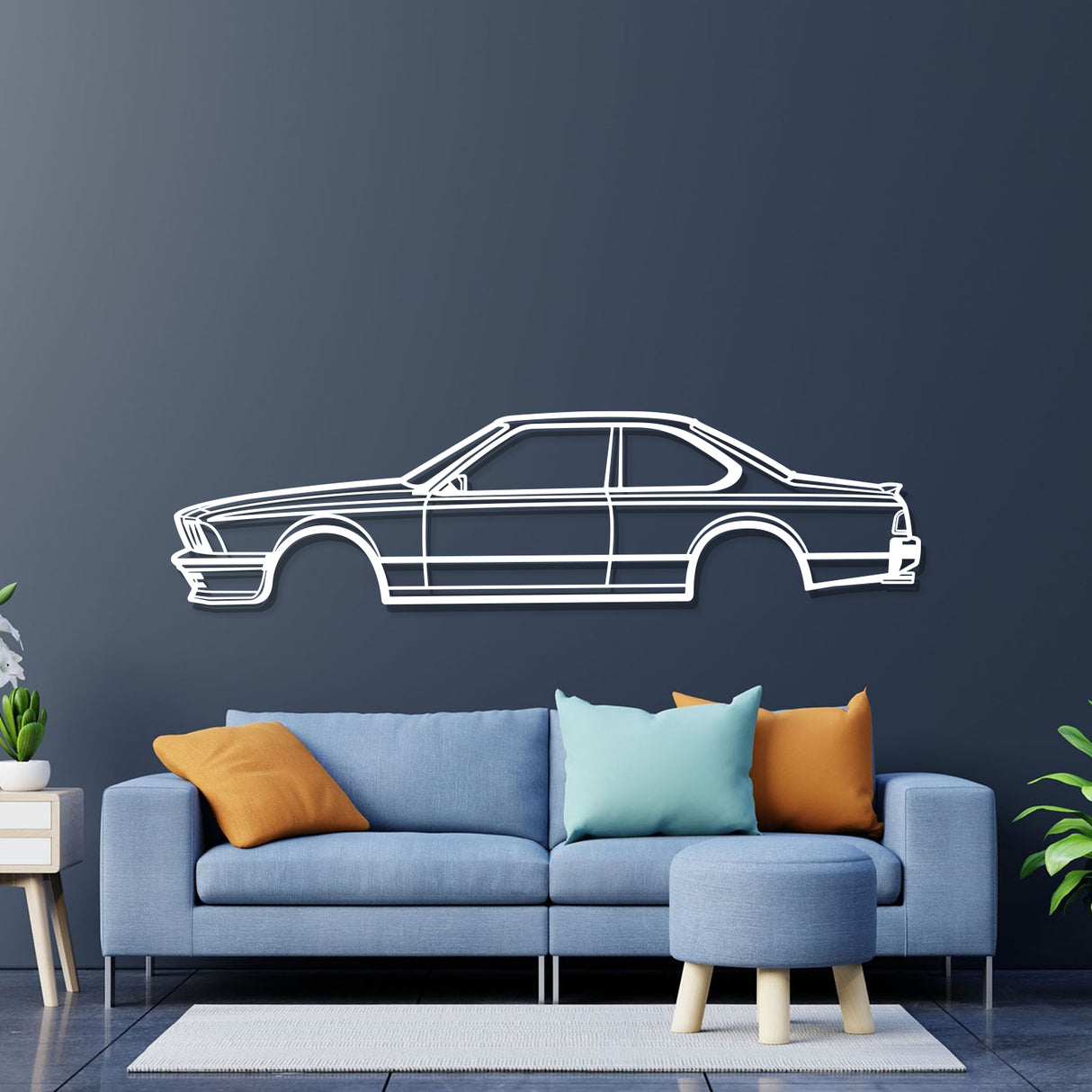 1978 635 CSI Metal Car Wall Art - NC0179