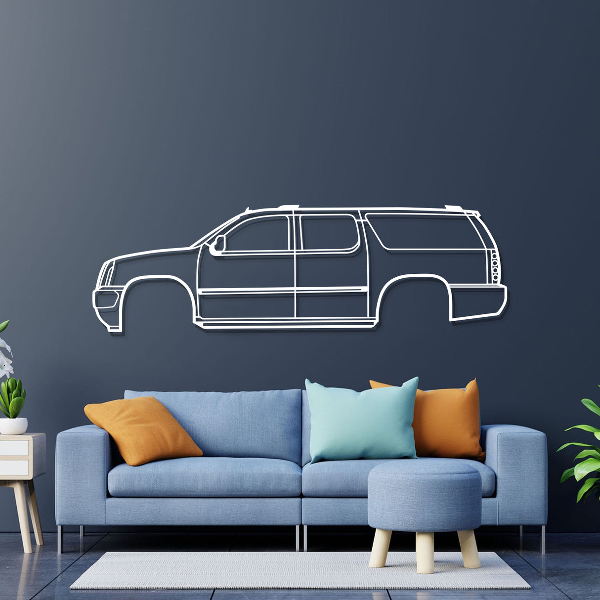 2007 Yukon 3rd Gen Metal Car Wall Art - NC0357