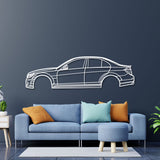 2009 C63 AMG Metal Car Wall Art - NC0382