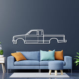 1991 S10 Metal Car Wall Art - NC0237