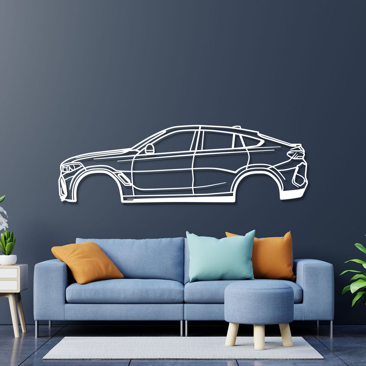 2020 X6 M F96 3rd Gen Metal Car Wall Art - NC0730