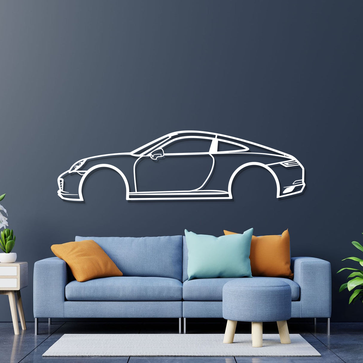 2017 911 Metal Car Wall Art - NC0577