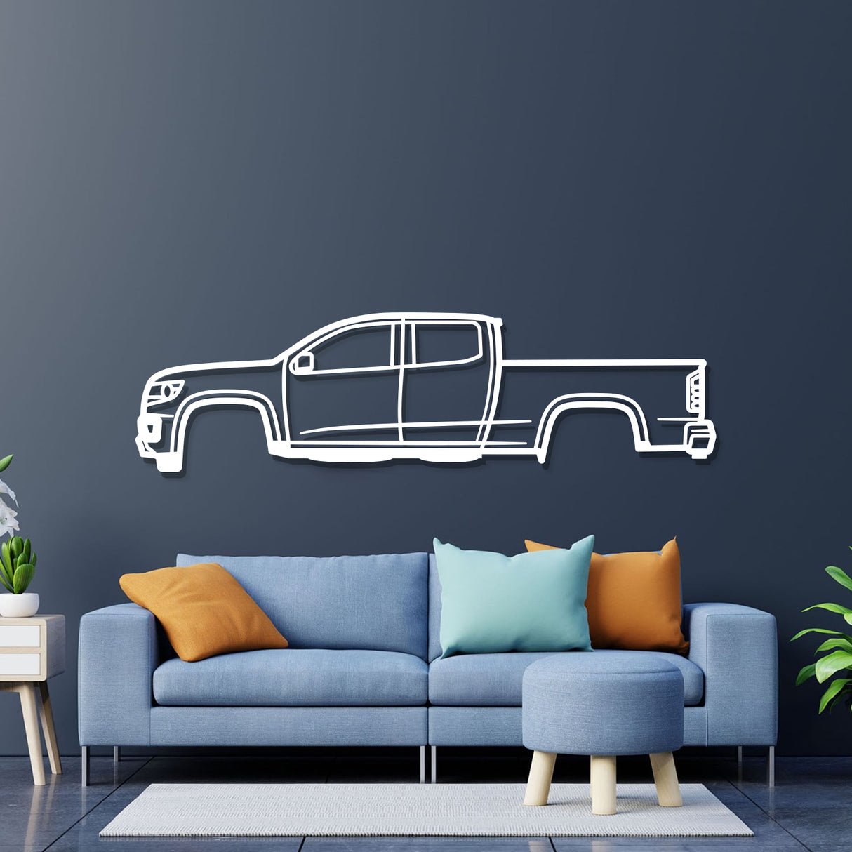 2021  Colorado 2nd Gen Metal Car Wall Art - NC0733