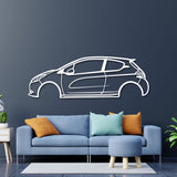 208 GTI Metal Car Wall Art - NC0829